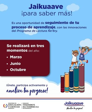 MEC evaluará formación de estudiantes de la Enseñanza Escolar Básica y de Educación Media - .::Agencia IP::.
