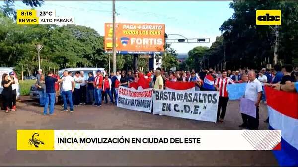Video: Hartos de la inseguridad, esteños se movilizan en reclamo de acciones - ABC Noticias - ABC Color