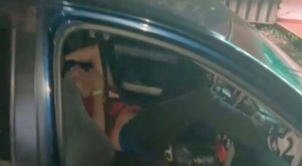Ka'ure robó un vehículo, pero terminó durmiendo en el volante y fue apresado