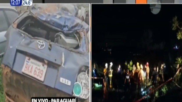 Vuelco fatal en Paraguarí deja dos fallecidos - Noticias Paraguay