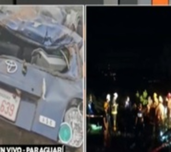 Vuelco fatal en Paraguarí deja dos fallecidos - Paraguay.com