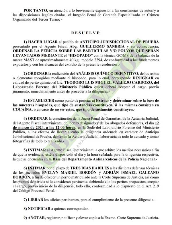 Ordenan análisis de balanza incautada de presuntos microtraficantes