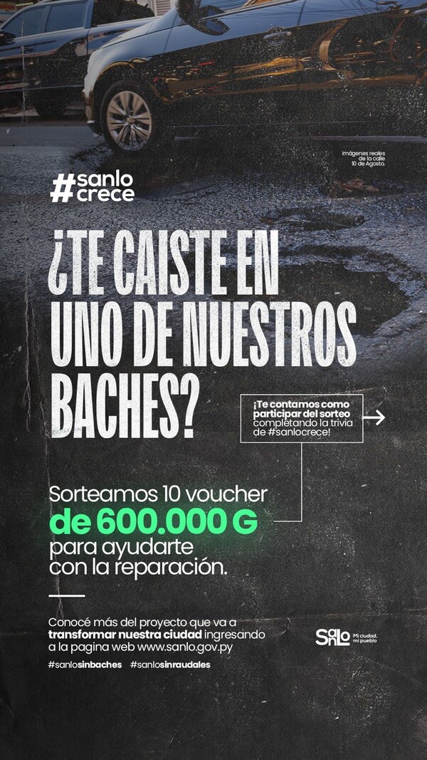 Comuna de San Lorenzo sortea dinero para arreglar tu auto - La Tribuna