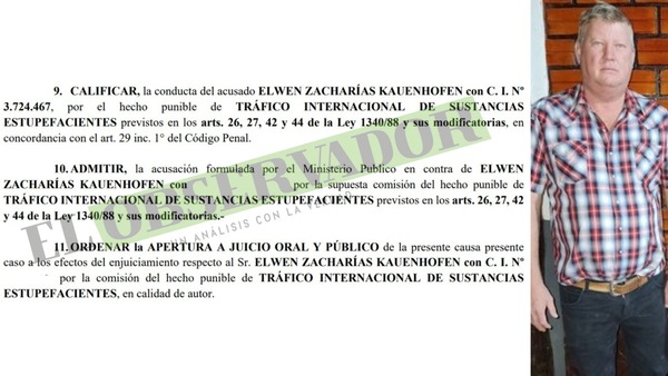 Empresario menonita afrontará juicio por tráfico de cocaína a Portugal