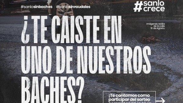 Muni de Sanlo sortea G. 600 mil entre dueños de vehículos que cayeron en sus baches