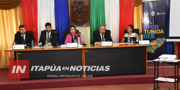 GOBERNADOR DE ITAPÚA PRESENTÓ INFORMES ANTE LA JUNTA DEPARTAMENTAL - Itapúa Noticias