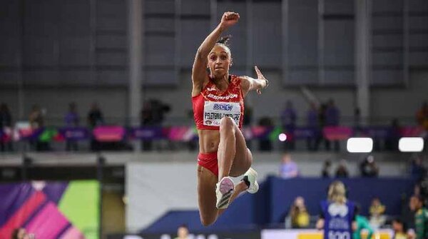 Ana Peleteiro, bronce mundial de pista cubierta en triple salto