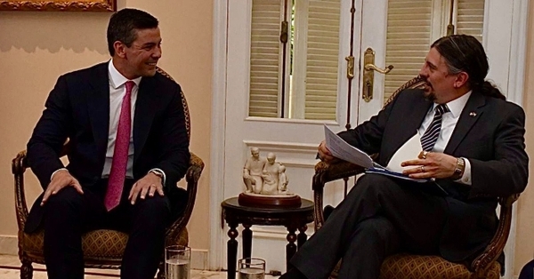 Presidente Peña se reunió con el coordinador de Anticorrupción Global de EE.UU