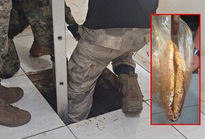 Hallaron dinamita en gel oculta en una fosa en un local comercial de Ciudad del Este