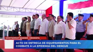Entregan equipamientos para combatir el dengue