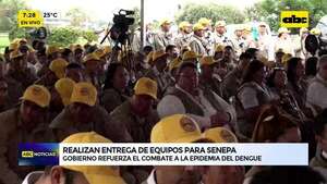 Video: Realizan entrega de equipos para SENEPA - ABC Noticias - ABC Color