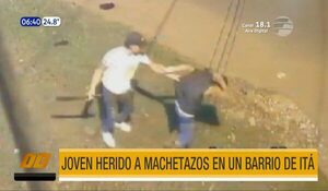 Joven herido a machetazos en barrio de Itá | Telefuturo