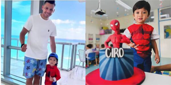 ¡El pelotero Ángel Romero le festejó el cumple a su hijo mayor!
