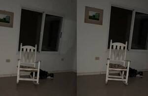 [VIDEO] Una silleta que se “mueve sola” se volvió viral en redes: ¿es un fantasma?