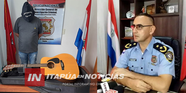 POLICÍA DETENIDO CON OBJETO HURTADO FUE ENVIADO A LA COMANDANCIA - Itapúa Noticias