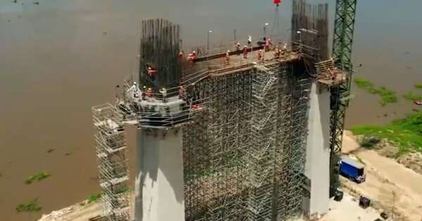 Diario HOY | Puente de la Bioceánica, a la mitad de su construcción
