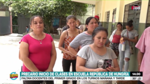 Por falta de docentes, amenazan con suspender las clases en la escuela República de Hungría  - Megacadena - Diario Digital