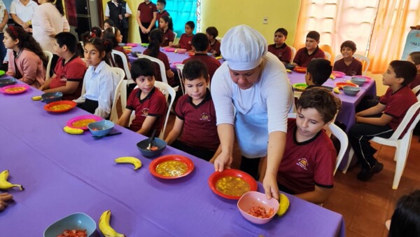 Bella Vista: Activan almuerzo escolar en centros educativos