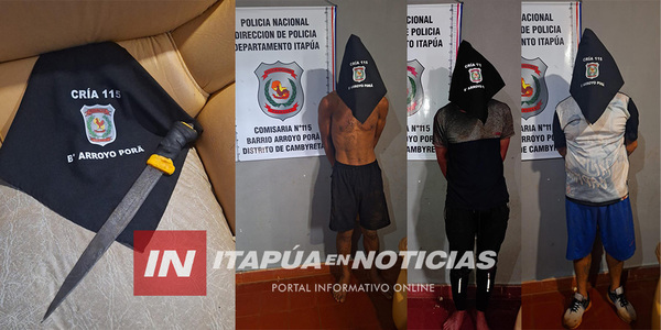 COMISARÍA 115° LOGRÓ QUE SEIS SUJETOS VAYAN AL CERESO - Itapúa Noticias