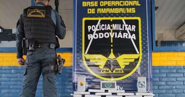 La Nación / Sorprenden a pareja con 50 kilos de cocaína en ruta que une Ponta Porã con Amambay