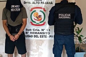 Atrapan a peligroso asaltante