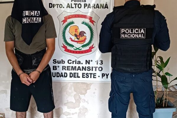 Atrapan a peligroso asaltante