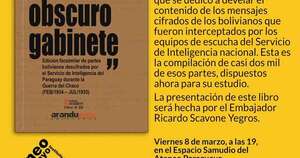 La Nación / Lanzarán “Ese obscuro gabinete”, obra que recoge memorias de la Guerra del Chaco