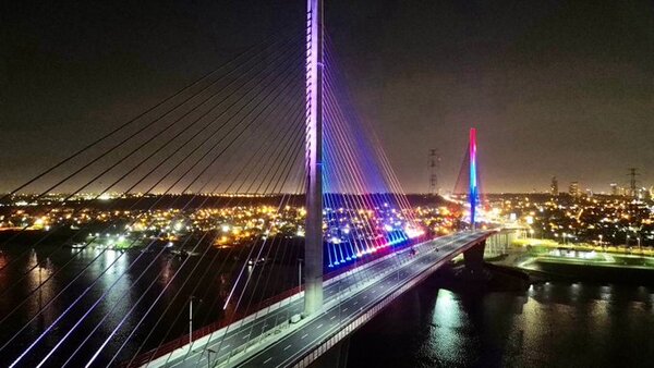 Puente Héroes del Chaco se trata de una obra de arte