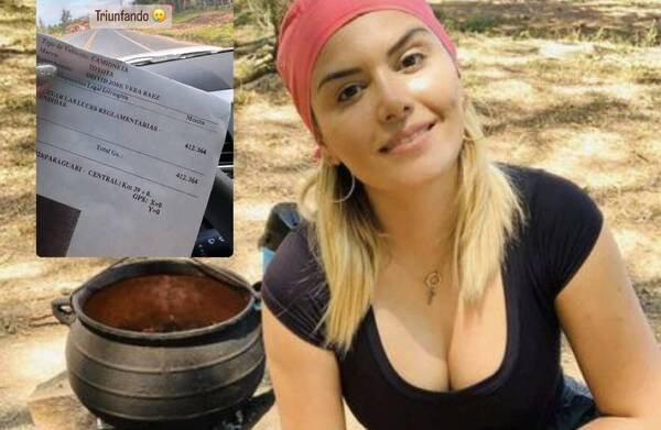 ¡Sabor amargo! Salió a buscar ingredientes y ligó una multa