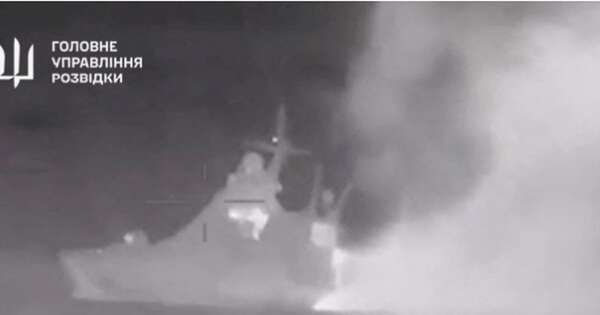 La Nación / Drones ucranianos impactan contra el más moderno patrullero ruso en el mar Negro