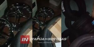 RECUPERARON CUBIERTAS QUE HABÍAN SIDO HURTADAS EN NATALIO - Itapúa Noticias