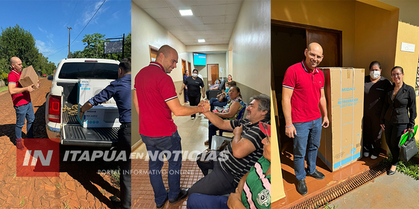 MUNICIPALIDAD DE CAMBYRETÁ ENTREGÓ EQUIPAMIENTOS PARA REFORZAR SALUD - Itapúa Noticias