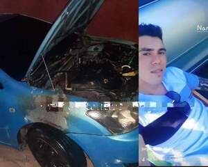 Joven quemó auto de su ex y la amenazó con un arma