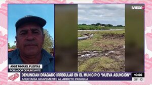 Denuncian dragado irregular del riacho Payaguá: Vecinos temen que se derrumben sus casas - Megacadena - Diario Digital