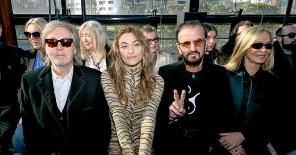 La Nación / Paul y Ringo acudieron a desfile de moda