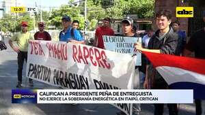 Video: Califican a presidente Peña de entreguista - ABC Noticias - ABC Color