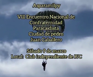 Cancha del Club Independiente albergará el VIII Encuentro Nacional de Confraternidad de Paracaidistas - Radio Imperio 106.7 FM