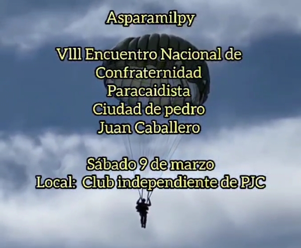 Cancha del Club Independiente albergará el VIII Encuentro Nacional de Confraternidad de Paracaidistas - Radio Imperio 106.7 FM