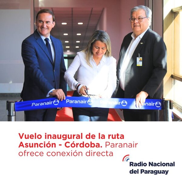 Paranair inaugura ruta Asunción - Córdoba
