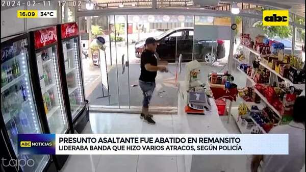 Video: presunto delincuente fue abatido en Remasito - ABC Noticias - ABC Color