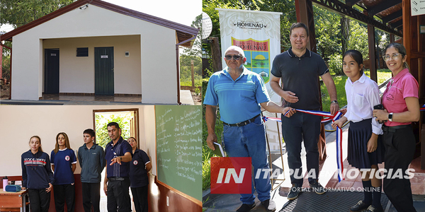 INTENDENTE DE HOHENAU INAUGURÓ OBRAS EN INSTITUCIONES EDUCATIVAS - Itapúa Noticias