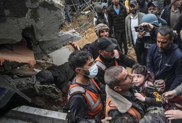 Israel concentra sus ataques en el sur de Gaza al cumplirse cinco meses de guerra - Mundo - ABC Color