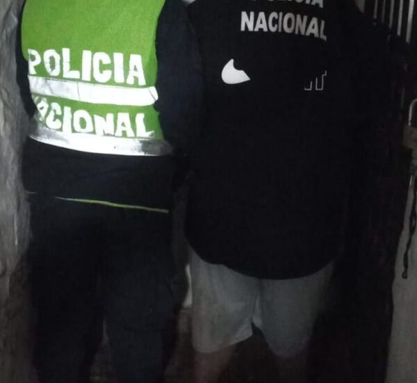 Buscado por narcotráfico intentó huir de control policial