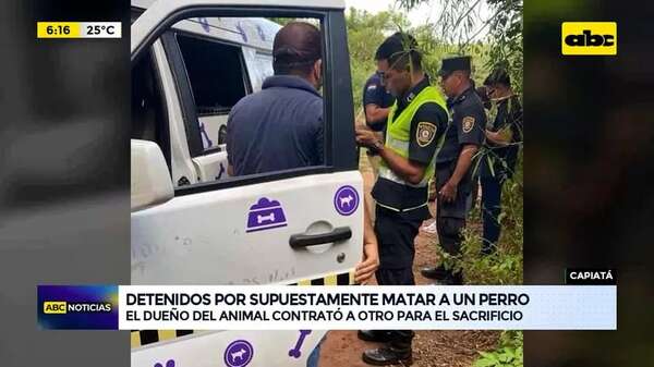 Video: Detenidos por supuestamente matar a un perro - ABC Noticias - ABC Color