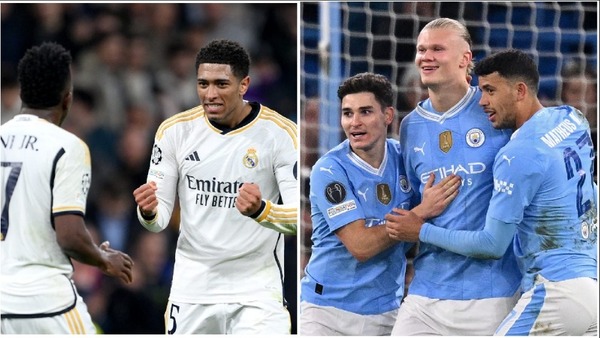 Real Madrid y Manchester City cumplen y se anotan entre los ocho mejores de la Champions