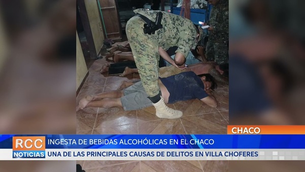 Ingesta de bebidas alcohólicas: la mayor causa que deriva en delitos en Villa Choferes del Chaco
