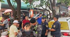 La Nación / CDE: comerciantes resaltan merma de inseguridad ante fuerte presencial policial