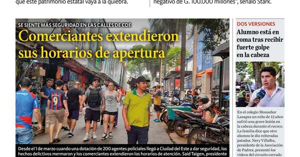 La Nación / LN PM: edición mediodía del 7 de marzo