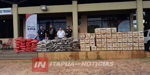 INCAUTARON PRODUCTOS PRESUMIBLEMENTE DE CONTRABANDO EN LA ÓMNIBUS EN TRINIDAD - Itapúa Noticias
