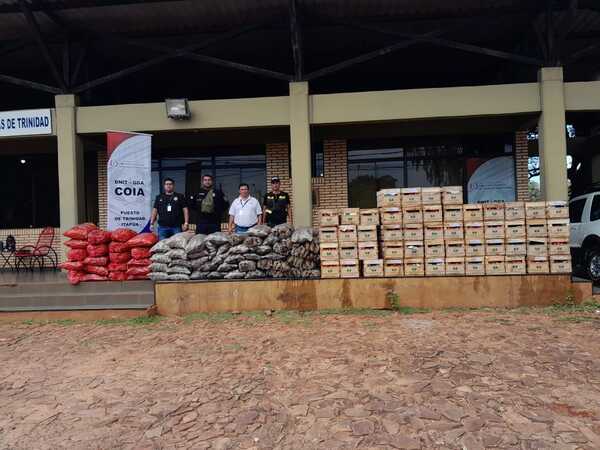 Incautan productos que habrían ingresado de contrabando